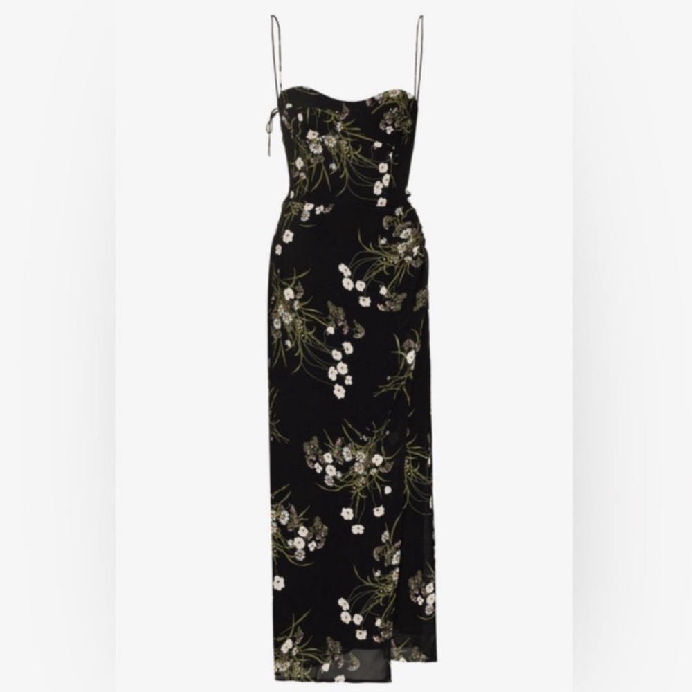 Kourtney Dress Reformation in Veuve black